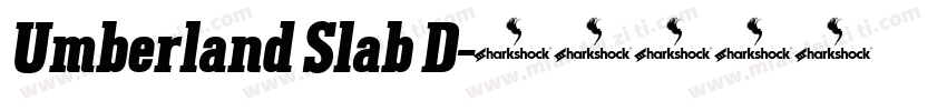 Umberland Slab D字体转换